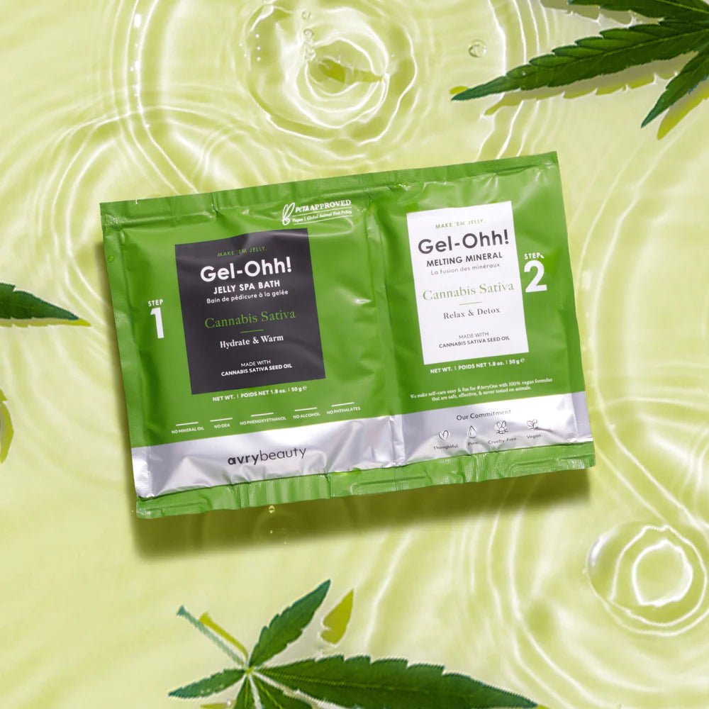 AVRY BEAUTY - CASE OF 30 - Gel - Ohh! Jelly Spa Bath - Cannabis Sativa - DTK Nail Supply