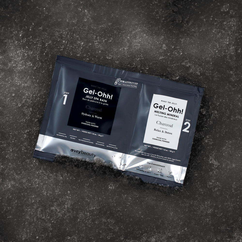 AVRY BEAUTY - CASE OF 30 - Gel - Ohh! Jelly Spa Bath - Charcoal - DTK Nail Supply