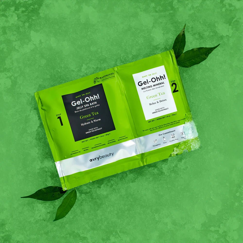 AVRY BEAUTY - CASE OF 30 - Gel - Ohh! Jelly Spa Bath - Green Tea - DTK Nail Supply
