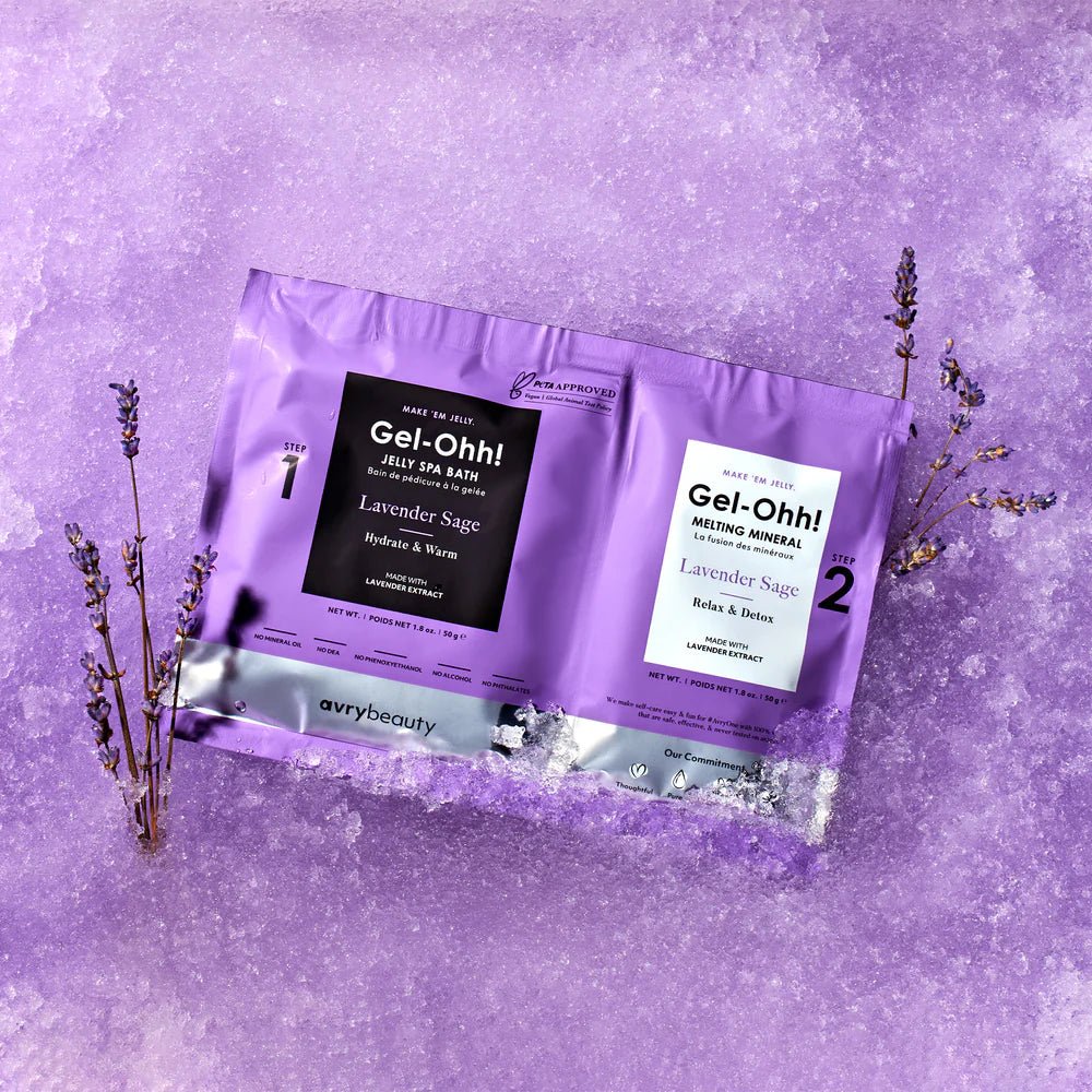 AVRY BEAUTY - CASE OF 30 - Gel - Ohh! Jelly Spa Bath - Lavender - DTK Nail Supply