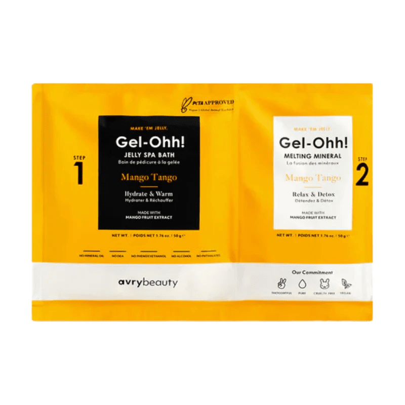 AVRY BEAUTY - CASE OF 30 - Gel - Ohh! Jelly Spa Bath - Mango Tango - DTK Nail Supply