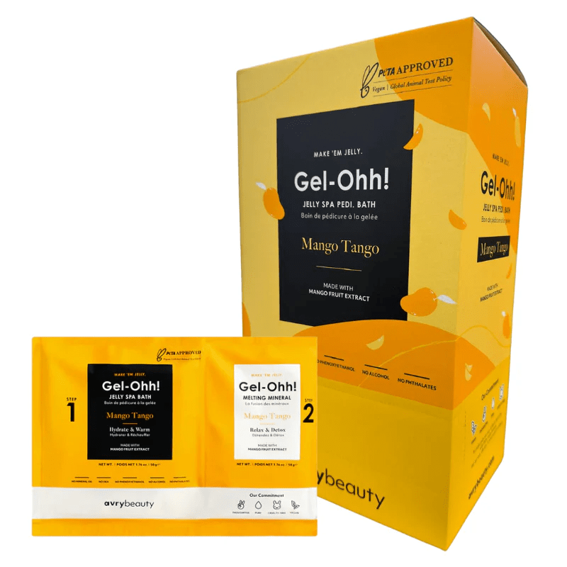 AVRY BEAUTY - CASE OF 30 - Gel - Ohh! Jelly Spa Bath - Mango Tango - DTK Nail Supply
