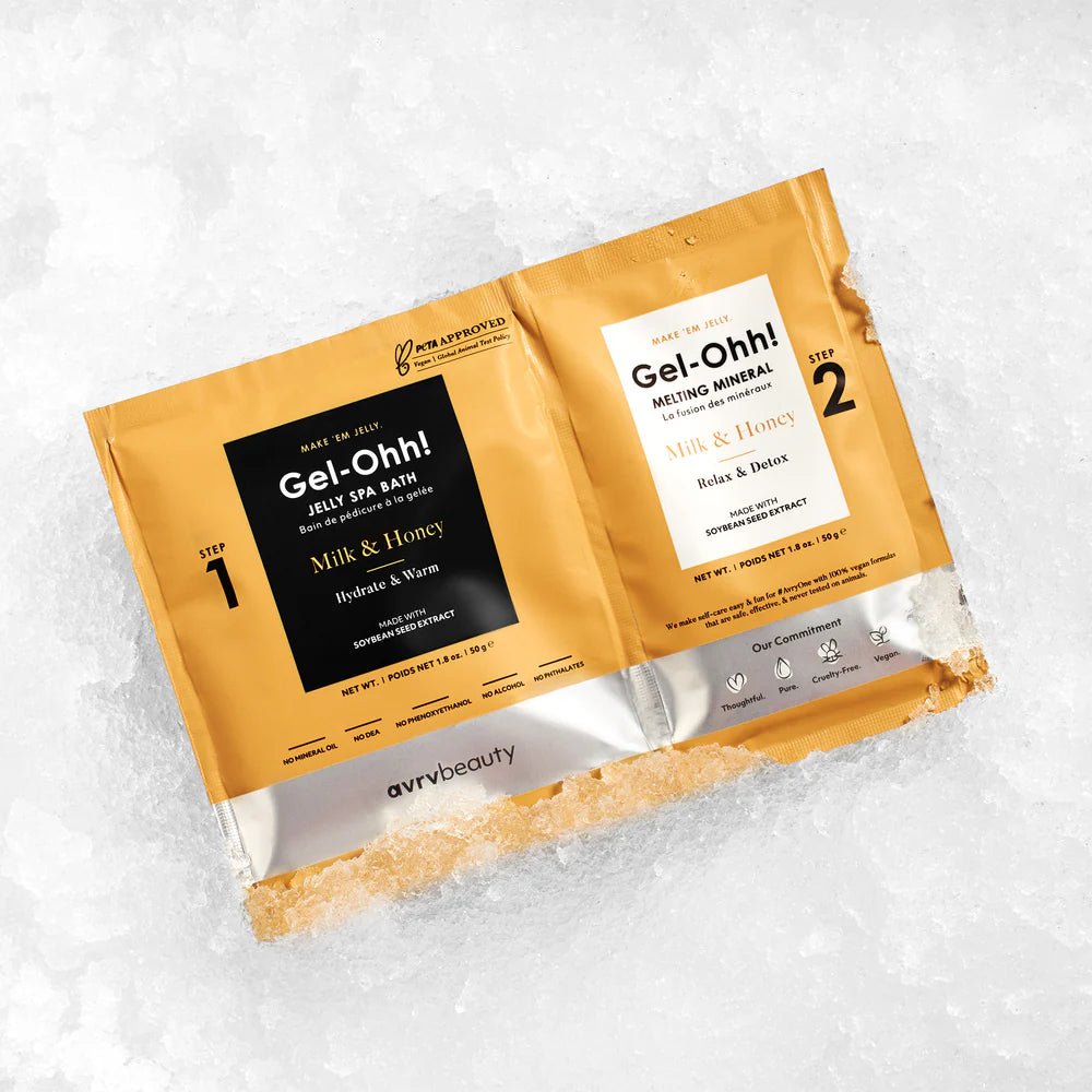 AVRY BEAUTY - CASE OF 30 - Gel - Ohh! Jelly Spa Bath - MILK & HONEY - DTK Nail Supply