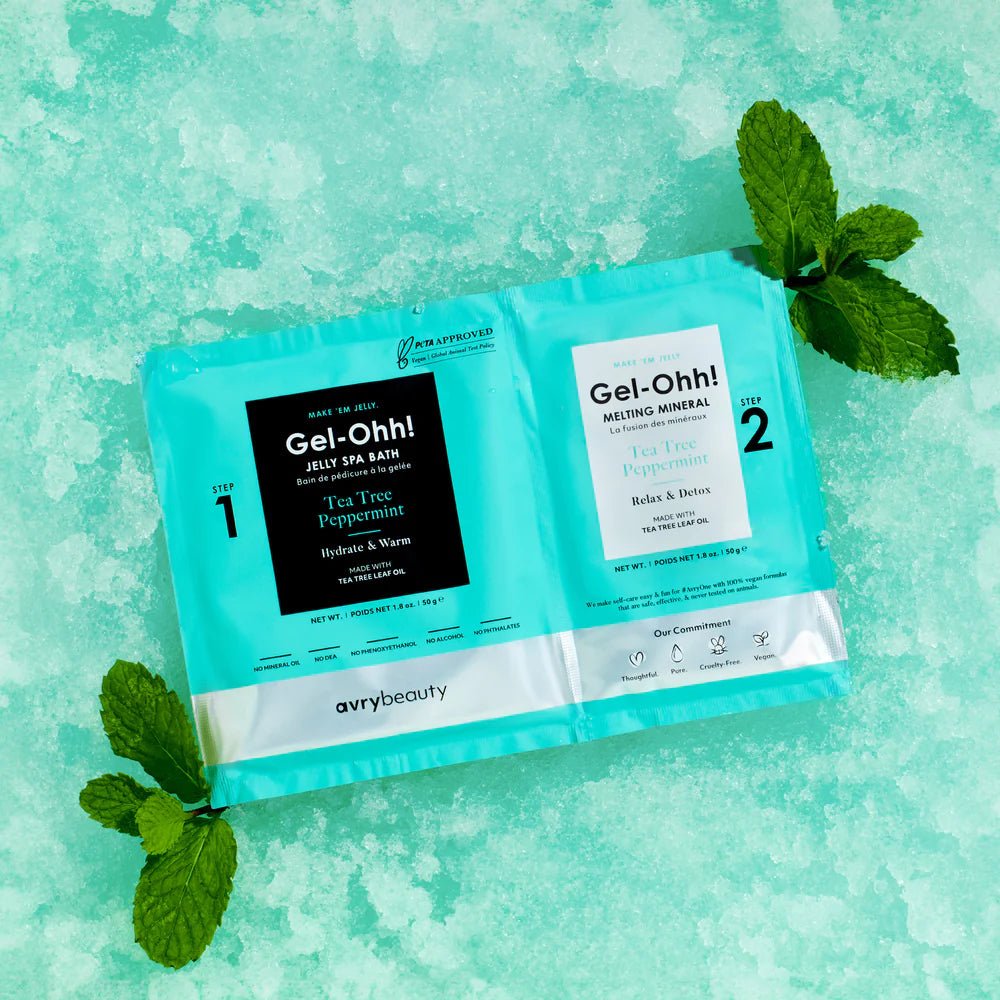 AVRY BEAUTY - CASE OF 30 - Gel - Ohh! Jelly Spa Bath - Tea Tree - DTK Nail Supply