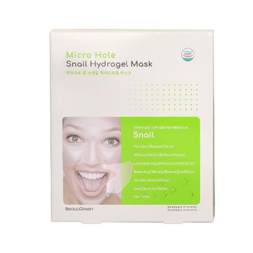 BEAUUGREEN - Micro Hole Snail Hydrogel Mask - DTK Nail Supply
