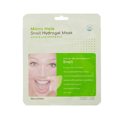 BEAUUGREEN - Micro Hole Snail Hydrogel Mask - DTK Nail Supply
