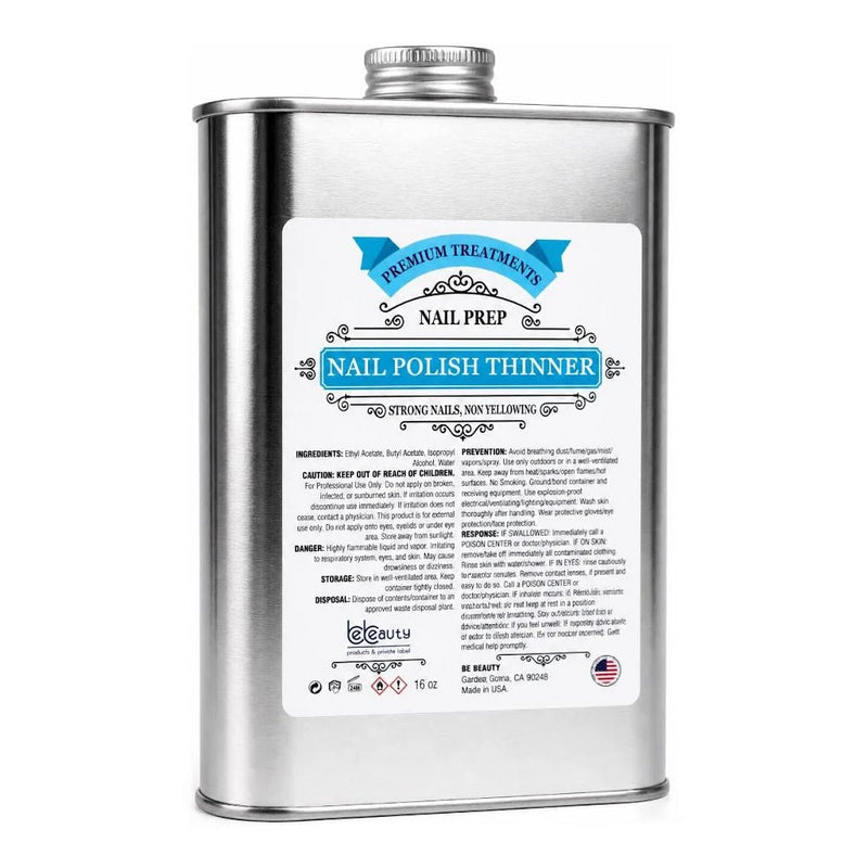 BeBeauty Nail Polish Thinner 16 oz - DTK Nail Supply