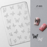 BUNDLE & SAVE: 7 Silicone Nail Mold JT + 2 Plaster Gel + FREE 1 Tweezer - DTK Nail Supply