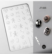 BUNDLE & SAVE: 7 Silicone Nail Mold JT + 2 Plaster Gel + FREE 1 Tweezer - DTK Nail Supply