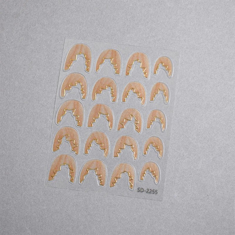 🎁 BUNDLE & SAVE: French Lace Nail Stickers (100% off) - DTK Nail Supply