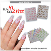 BUNDLE & SAVE: French Lace Nail Stickers - DTK Nail Supply