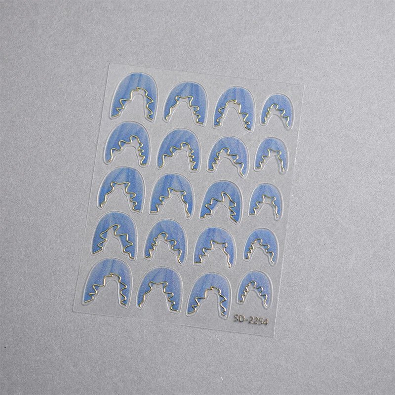 BUNDLE & SAVE: French Lace Nail Stickers - DTK Nail Supply