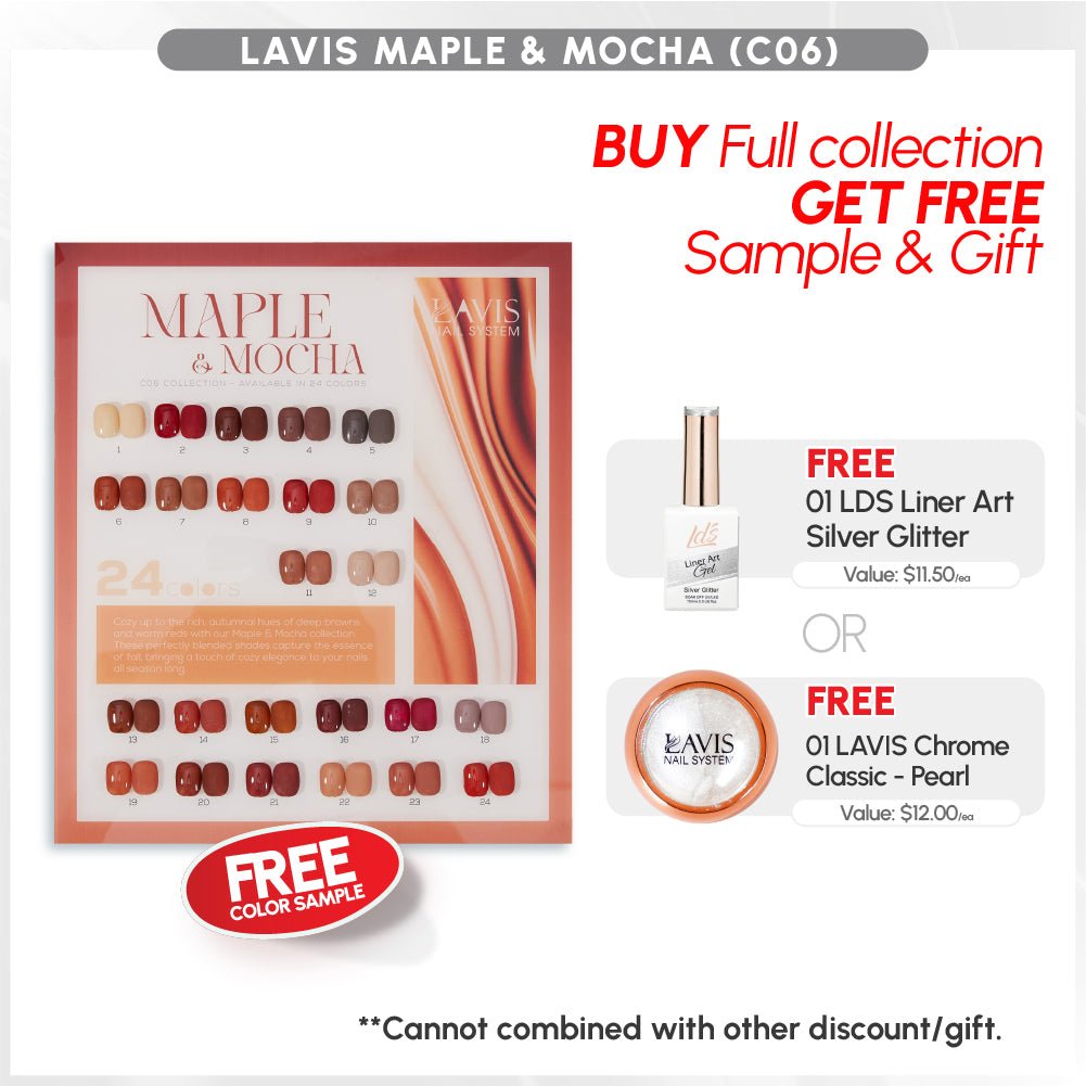 BUNDLE & SAVE: LAVIS Maple & Mocha Collection C06 - DTK Nail Supply