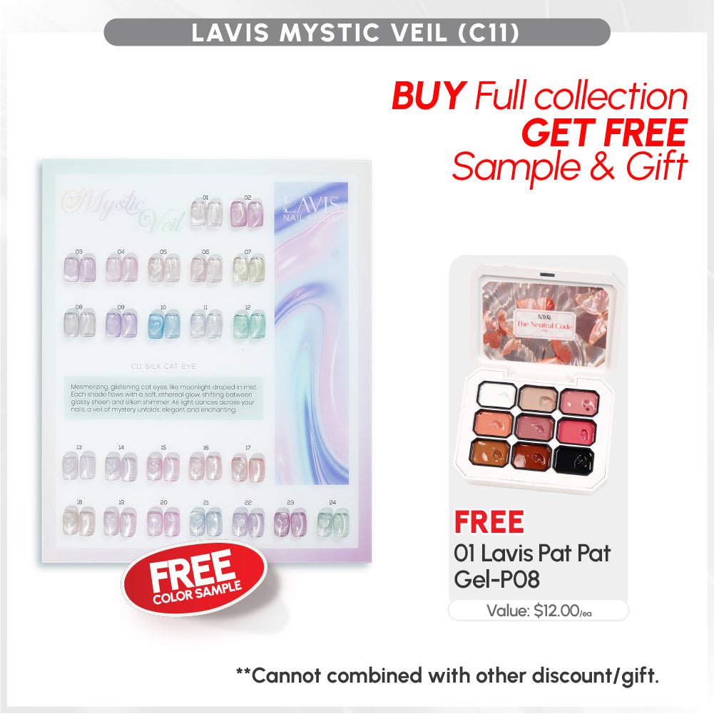 BUNDLE & SAVE: LAVIS Mystic Veil Cat Eye Collection C11 - DTK Nail Supply