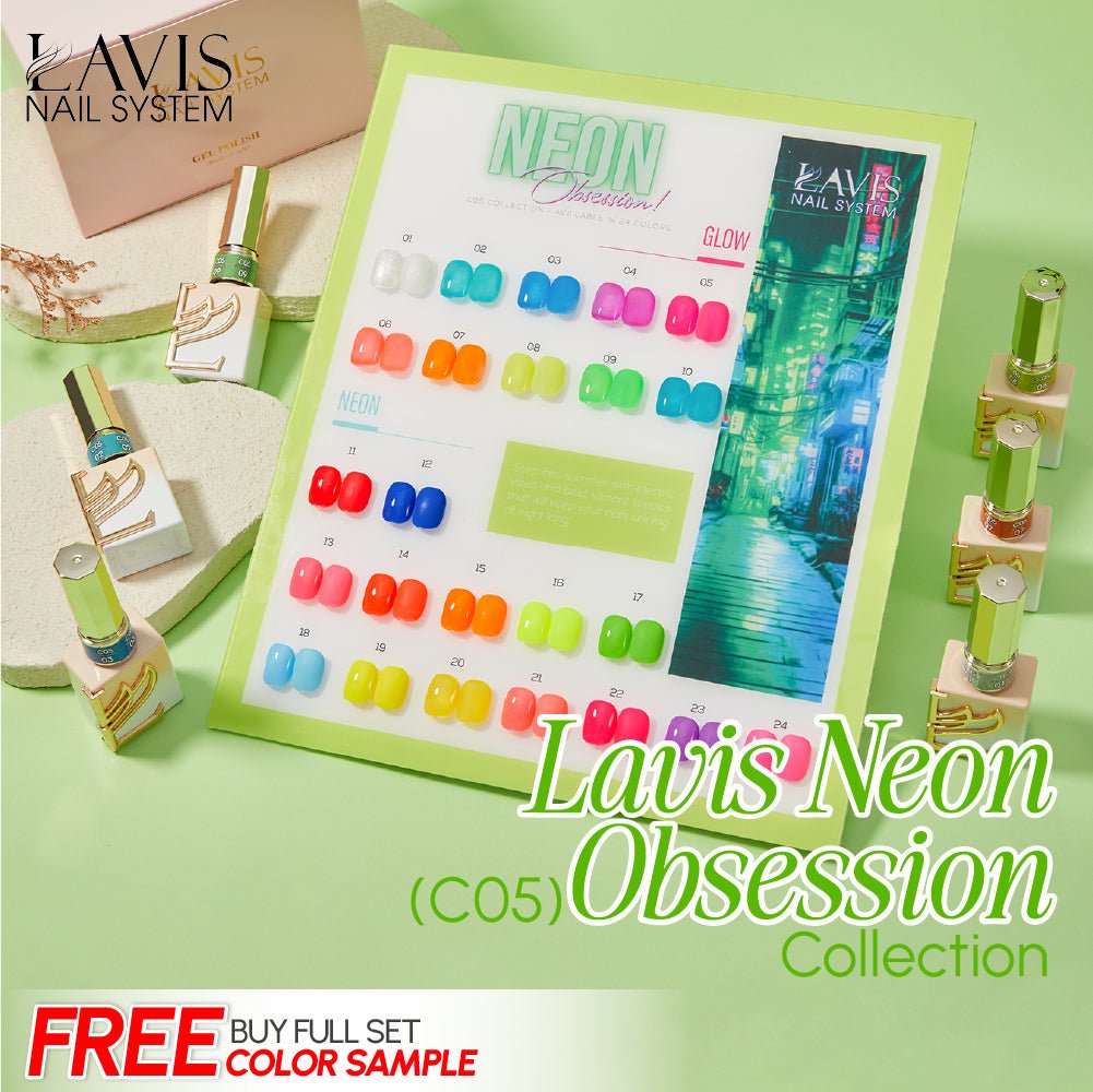 BUNDLE & SAVE: LAVIS Neon Obsession Collection C05 - DTK Nail Supply