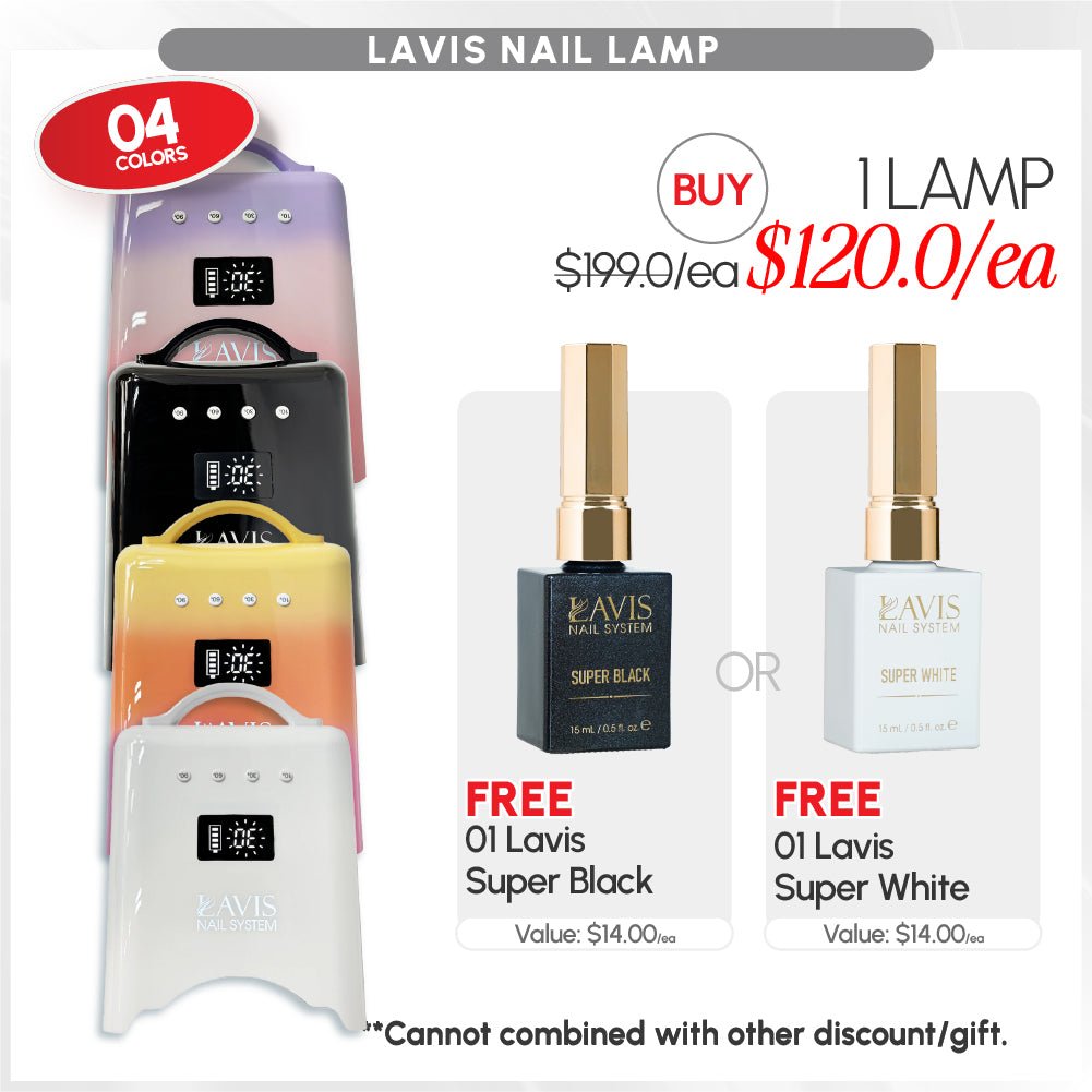 BUNDLE & SAVE: LAVIS UV/LED Nail Lamp - DTK Nail Supply