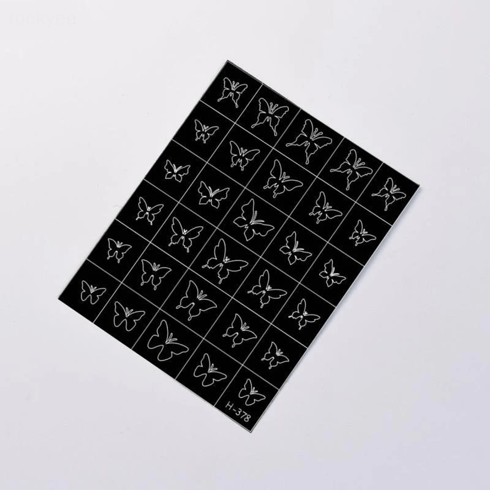 🎁 BUNDLE & SAVE: Nail Sticker Stencils (100% off) - DTK Nail Supply