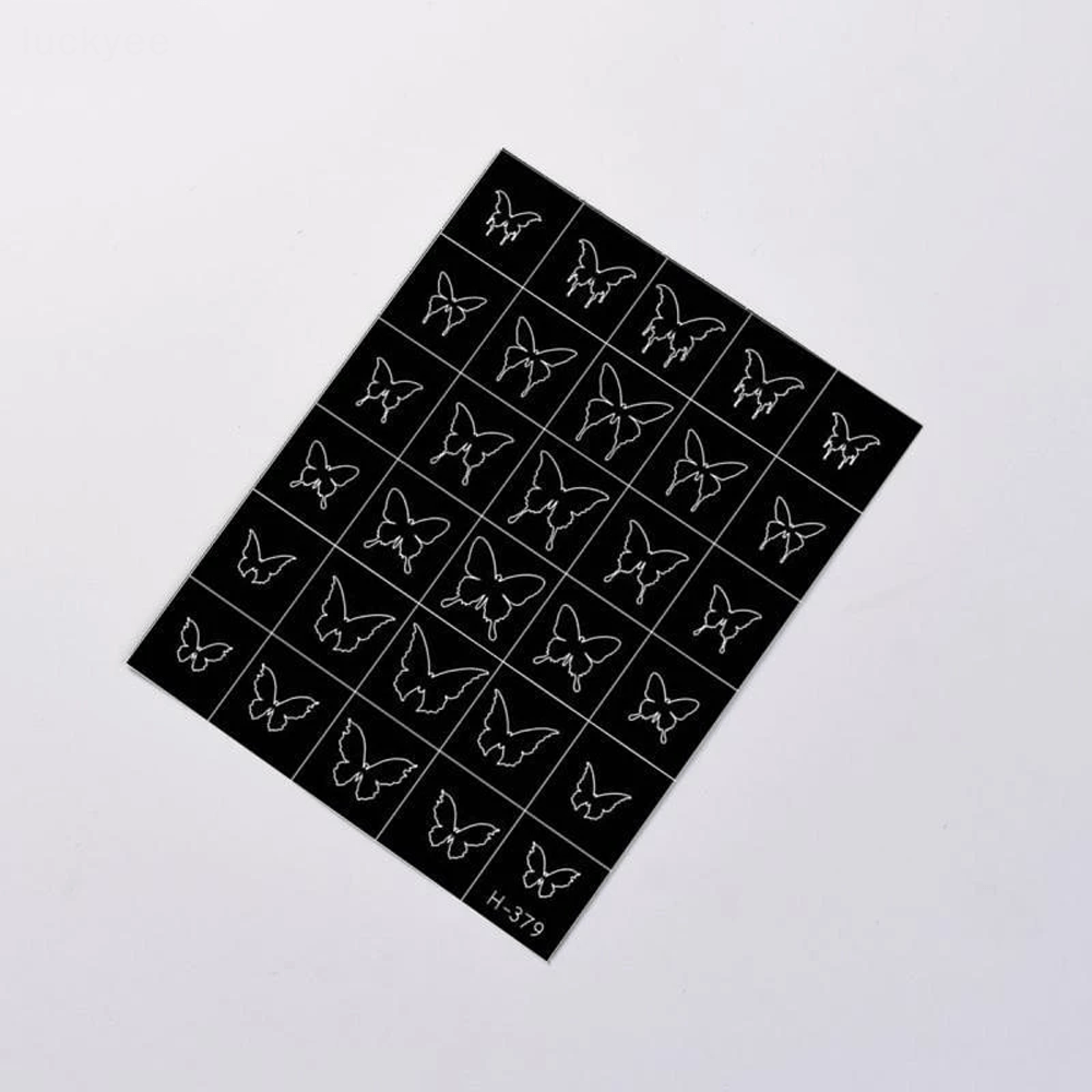 🎁 BUNDLE & SAVE: Nail Sticker Stencils (100% off) - DTK Nail Supply