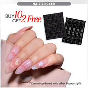 BUNDLE & SAVE: Nail Sticker Stencils - DTK Nail Supply