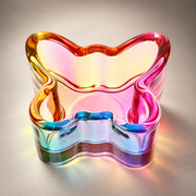 Glass Cup for Nail Liquid - Butterfly Dappen Dish - DTK Nail Supply