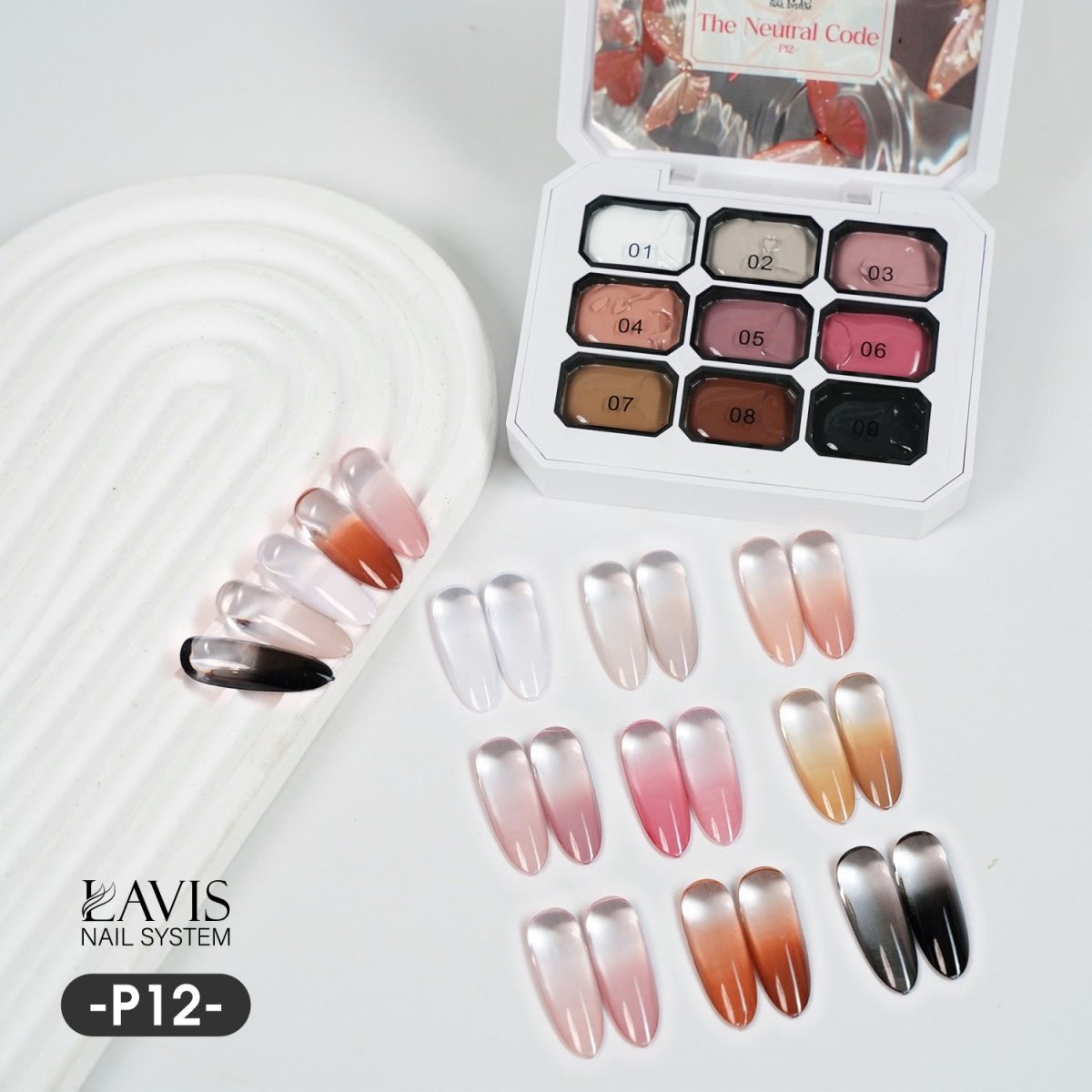 Buy Lavis C17 Glossy Touch Collection, Free 2 Lavis Pat Pat Gel - DTK Nail Supply