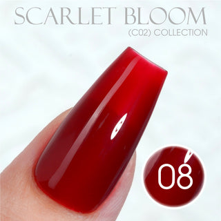 LAVIS C02 - 08 - Gel Polish 0.5 oz - Scarlet Bloom Collection