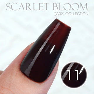 LAVIS C02 - 11 - Gel Polish 0.5 oz - Scarlet Bloom Collection