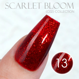 LAVIS C02 - 13 - Gel Polish 0.5 oz - Scarlet Bloom Collection