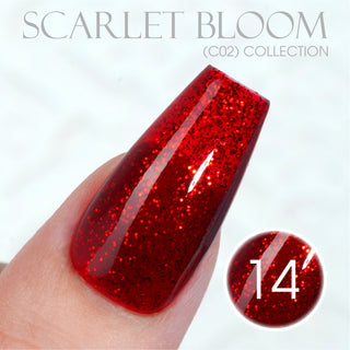 LAVIS C02 - 14 - Gel Polish 0.5 oz - Scarlet Bloom Collection
