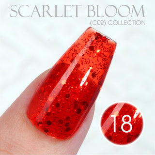 LAVIS C02 - 18 - Gel Polish 0.5 oz - Scarlet Bloom Collection