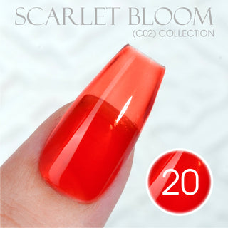 LAVIS C02 - 20 - Gel Polish 0.5 oz - Scarlet Bloom Collection