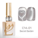 LAVIS Cat Eyes C14 - Set 24 Colors - Gel Polish 0.5 oz - Secret Garden Collection