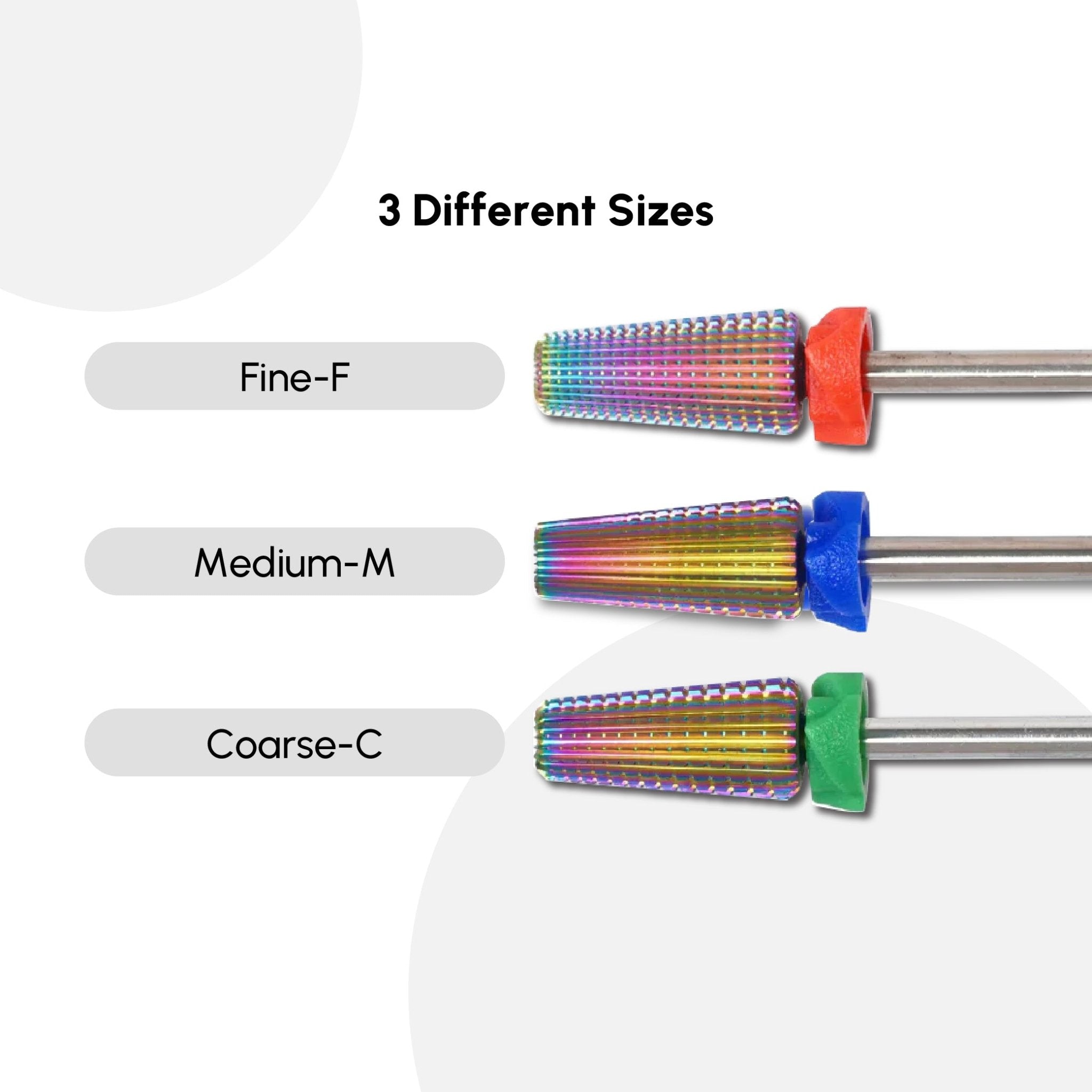 Carbide 5in1 Drill Bit Multicolor - DTK Nail Supply