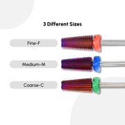 Carbide 5in1 Drill Bit Purple - DTK Nail Supply