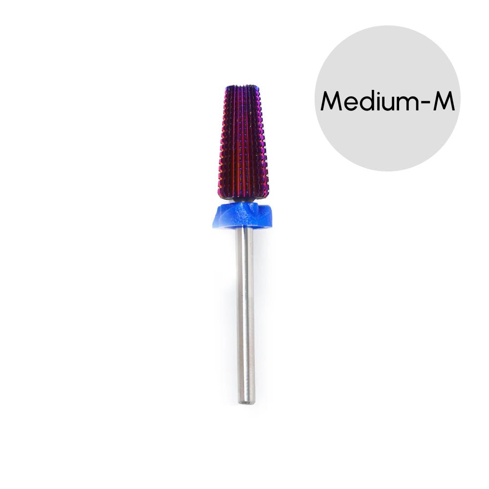 Carbide 5in1 Drill Bit Purple - DTK Nail Supply