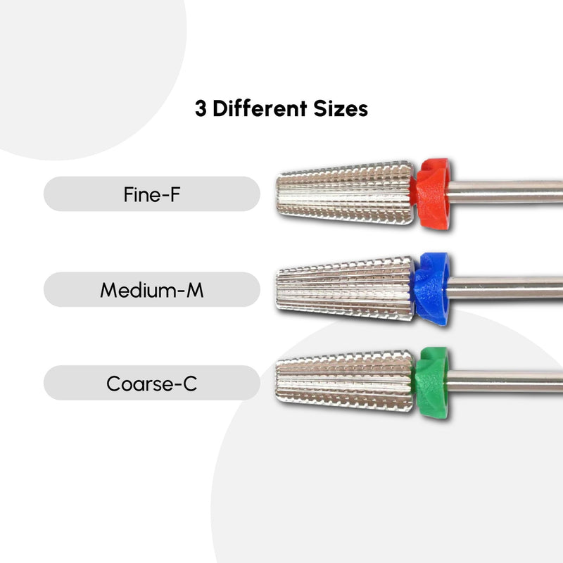 Carbide 5in1 Drill Bit Silver - DTK Nail Supply