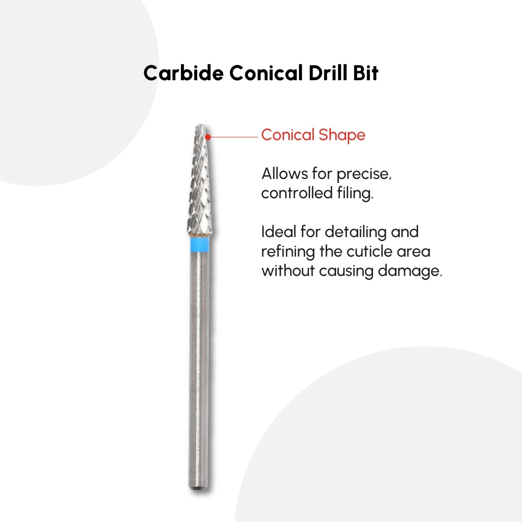Carbide Conical Drill Bit - DTK Nail Supply
