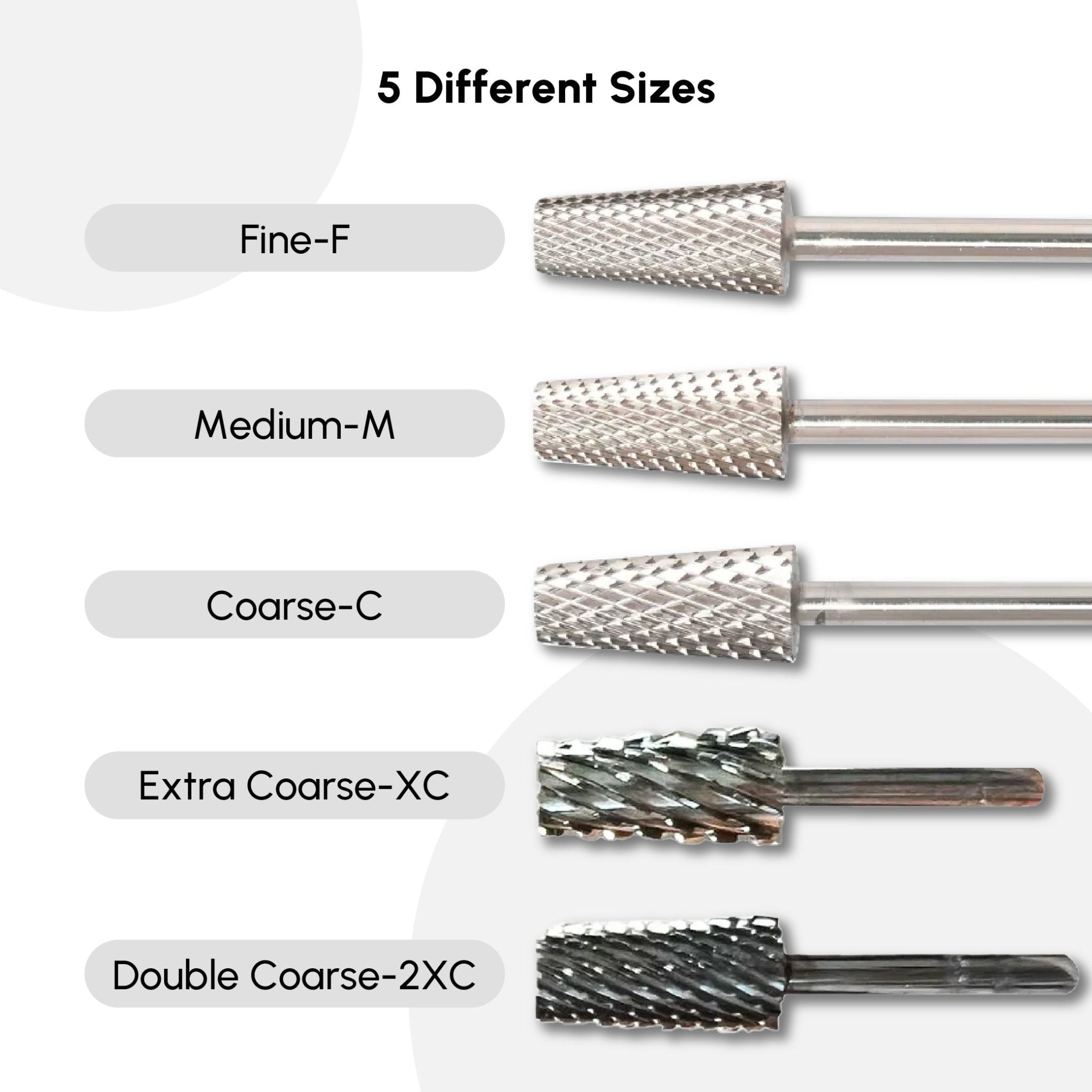 Carbide Large Barrel Tapered Drill Bit - DTK Nail Supply