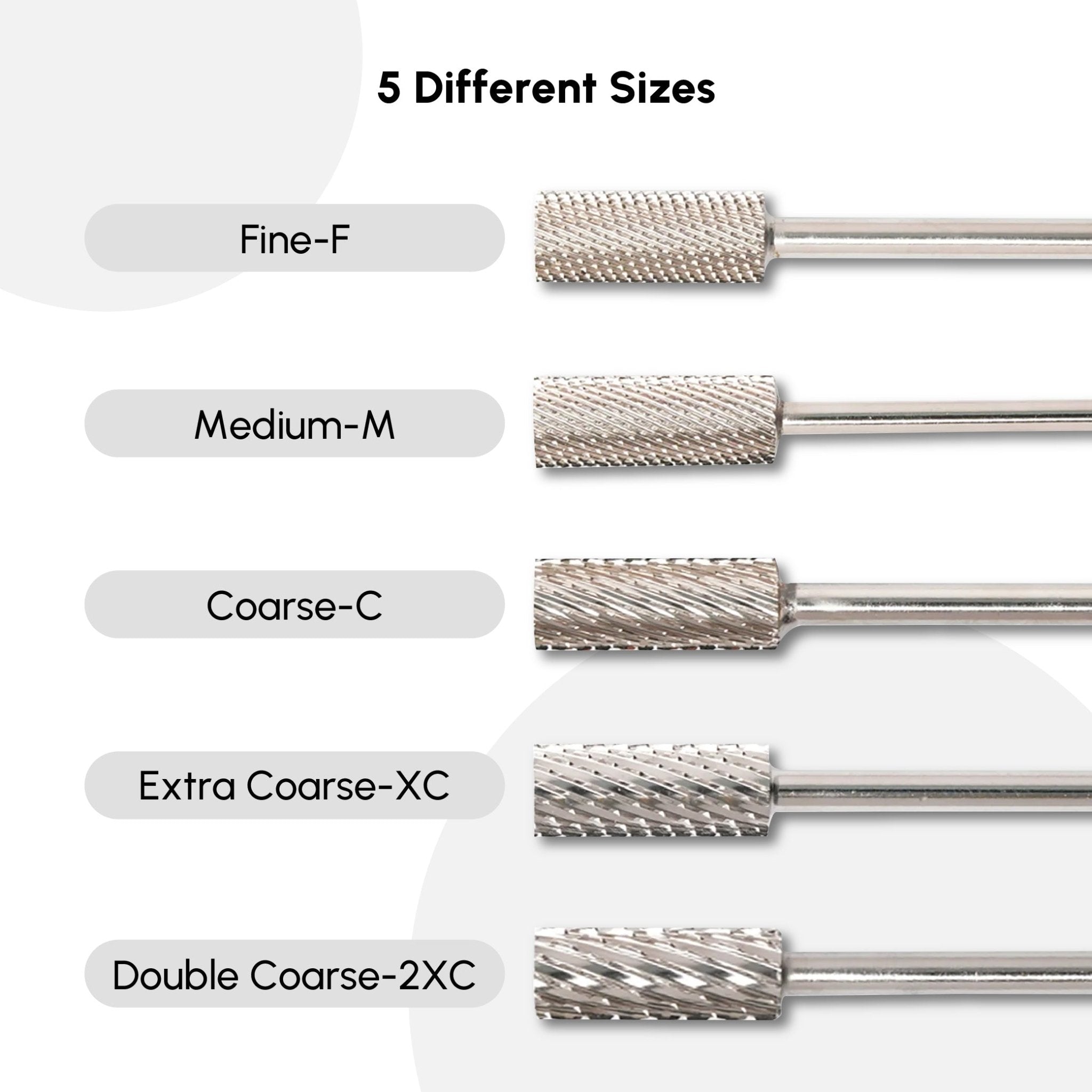 Carbide Small Barrel Flat Top Drill Bit - DTK Nail Supply