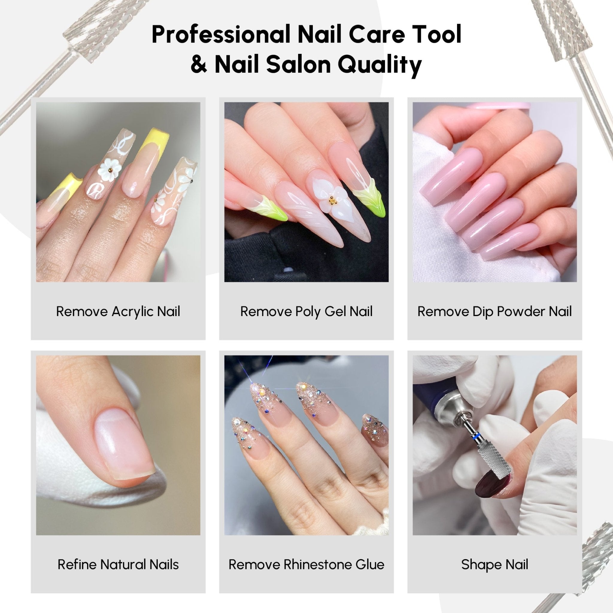 Carbide Small Barrel Tapered Drill Bit - DTK Nail Supply