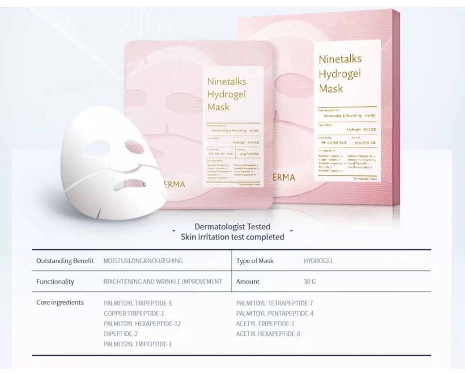 Celderma Ninetalks Hydrogel Mask - DTK Nail Supply