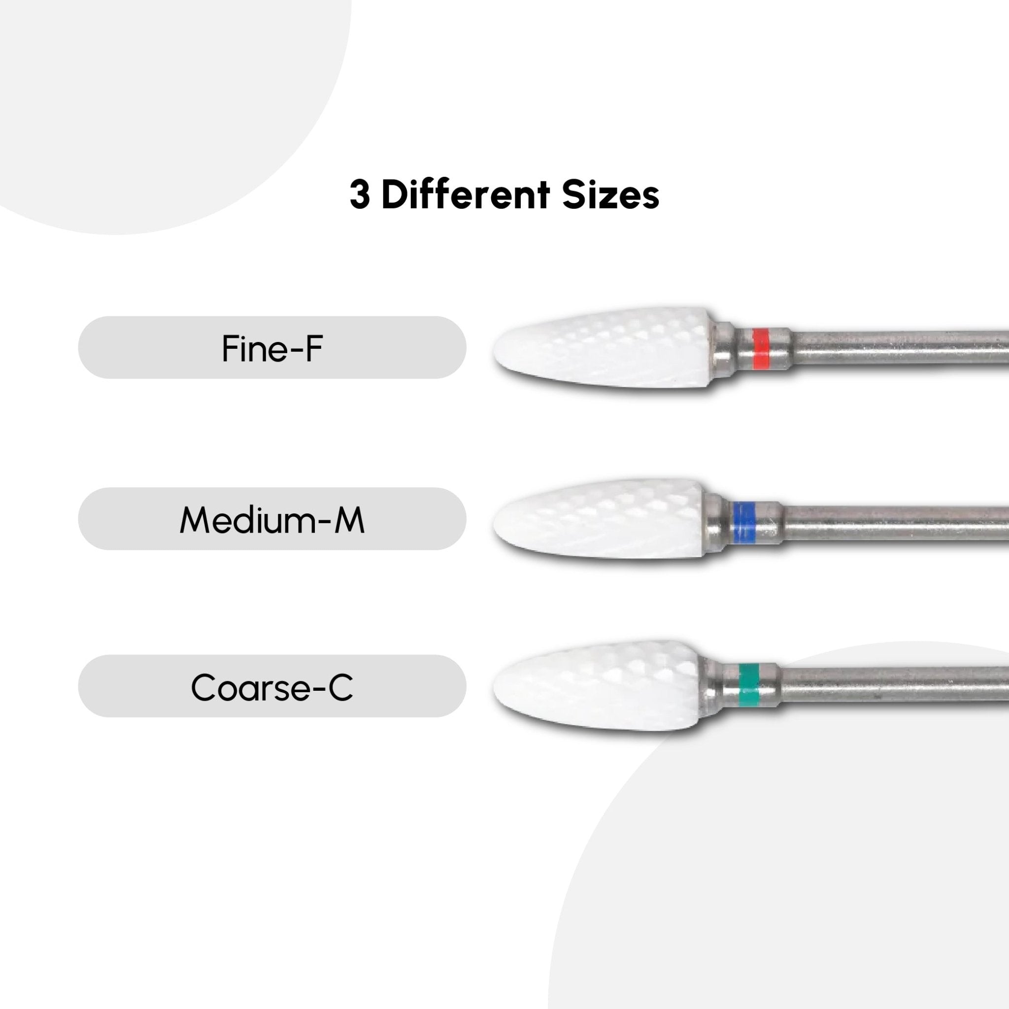 Ceramic Flame Drill Bit - DTK Nail Supply