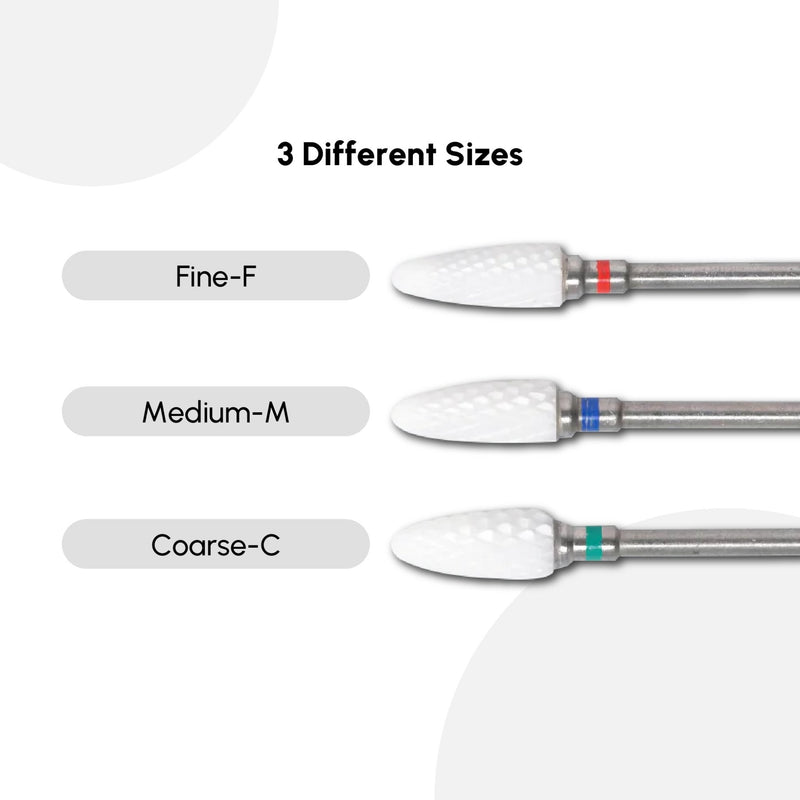 Ceramic Flame Drill Bit - DTK Nail Supply
