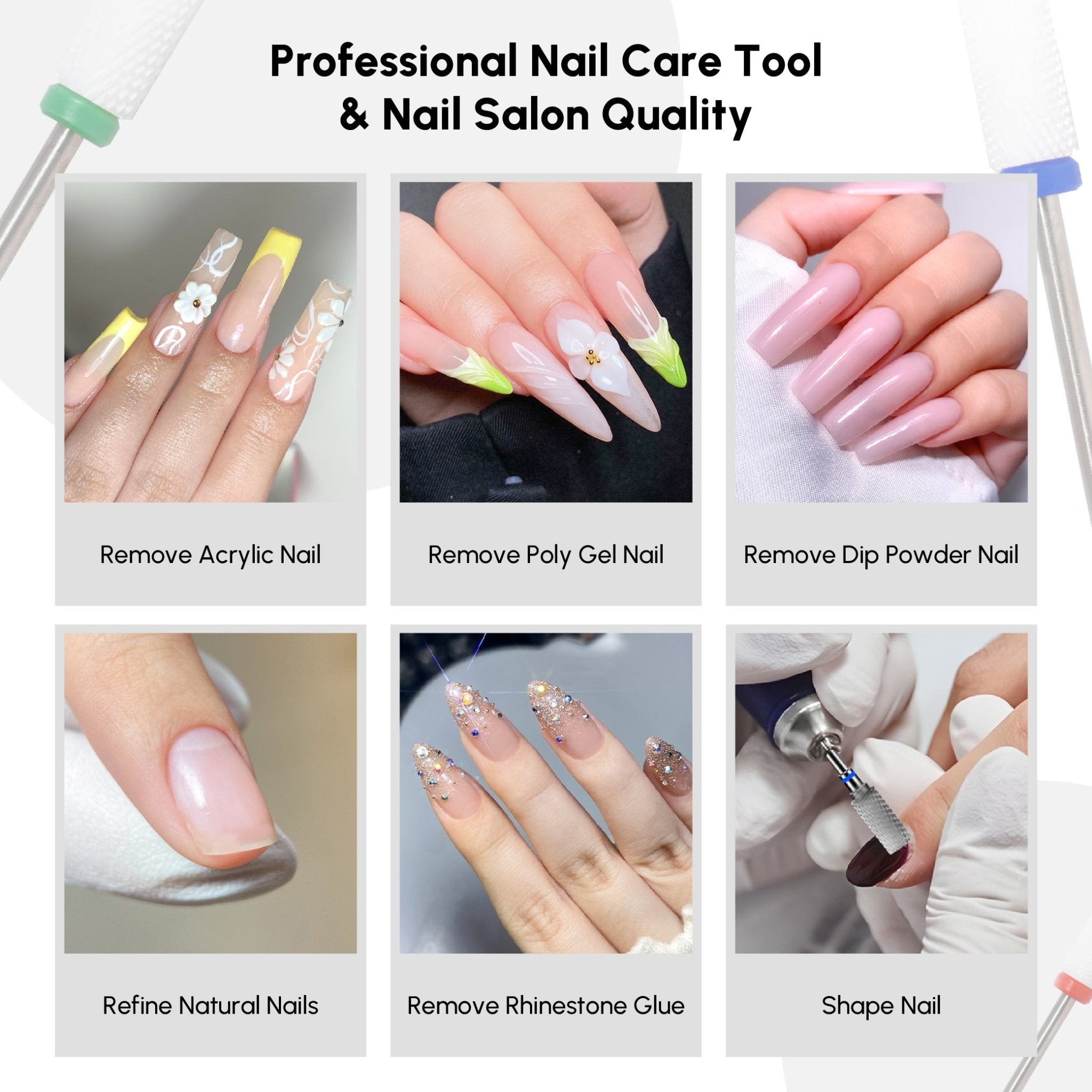 Ceramic Flame Drill Bit - DTK Nail Supply