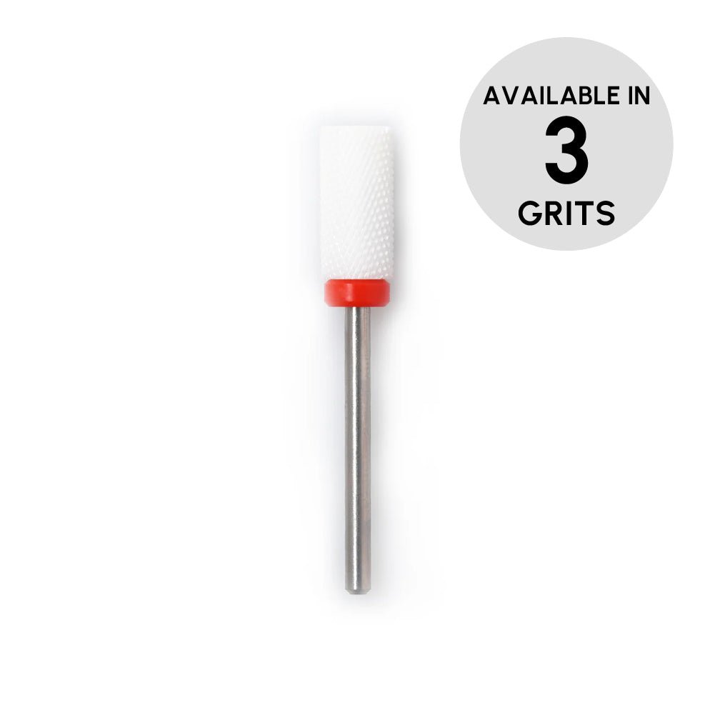 Ceramic Large Barrel Flat Top Drill Bit - DTK Nail Supply