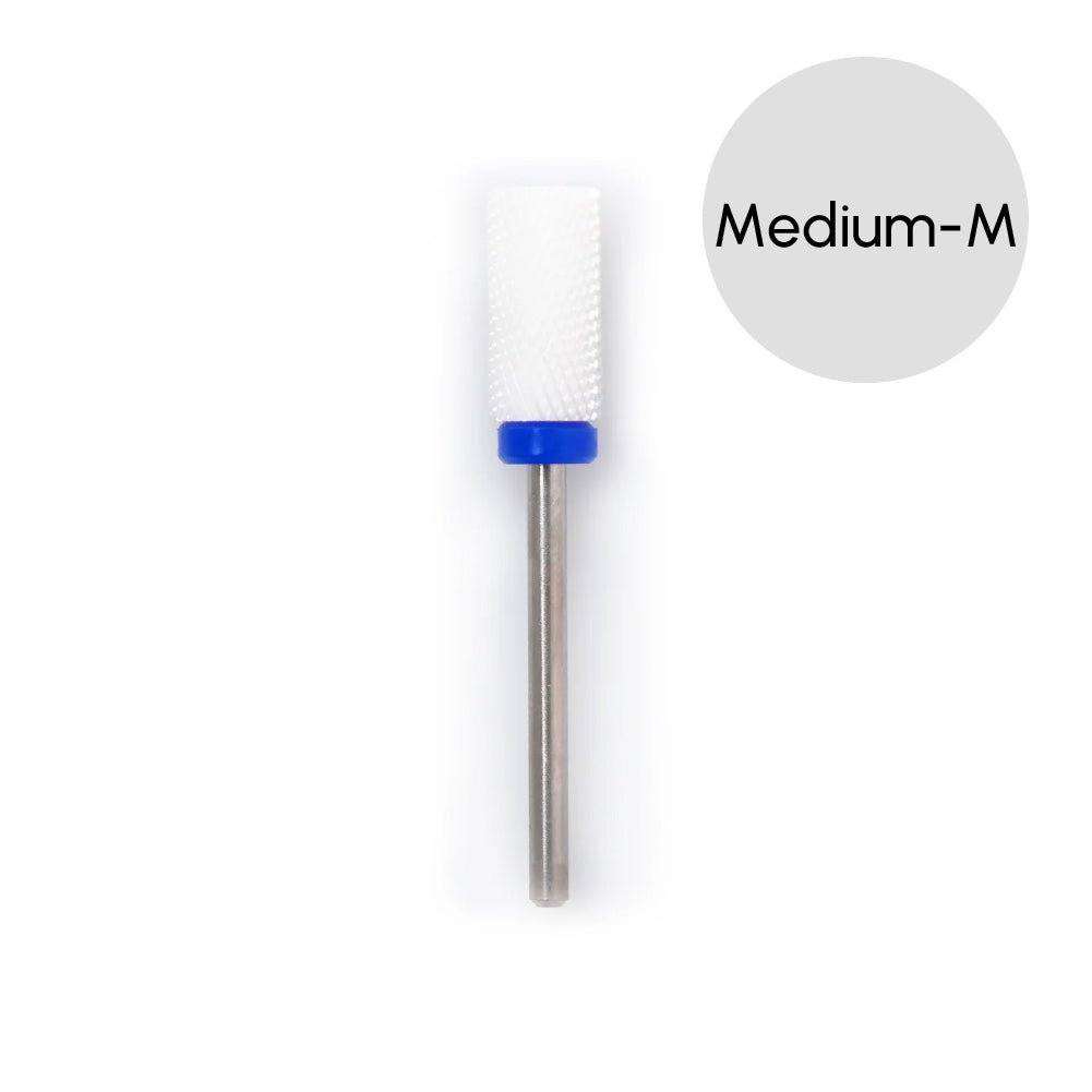 Ceramic Large Barrel Flat Top Drill Bit - DTK Nail Supply