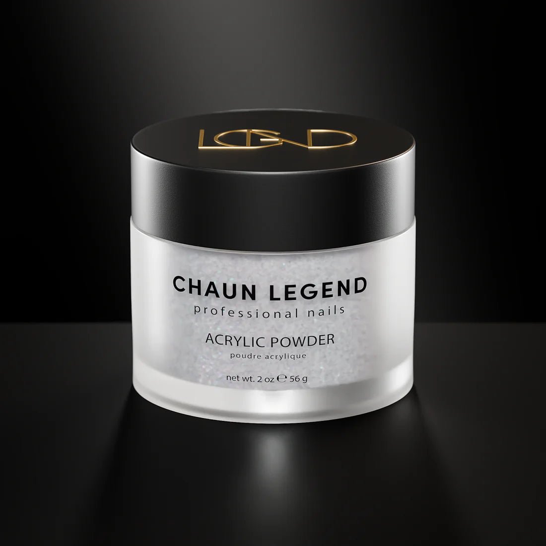 CHAUN LEGEND Acrylic Powder - A103 Snowflake Shimmer - DTK Nail Supply