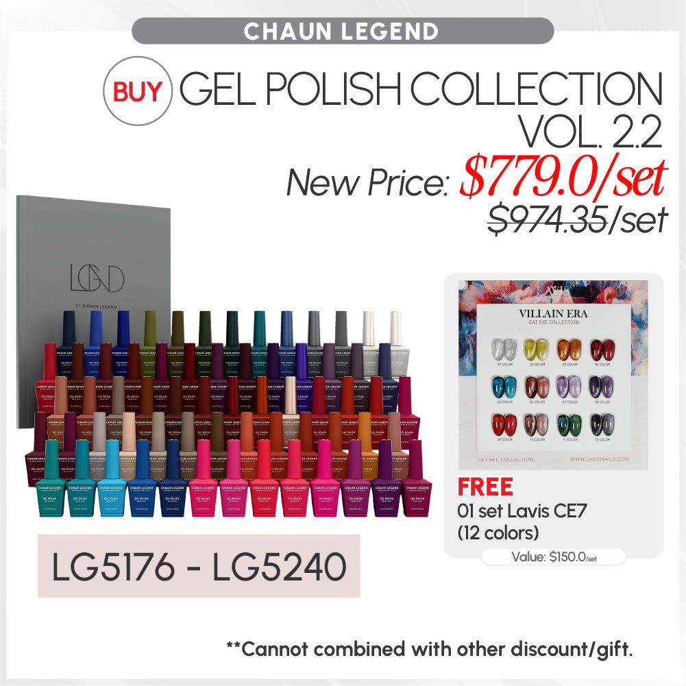 CHAUN LEGEND Gel Polish Collection - DTK Nail Supply