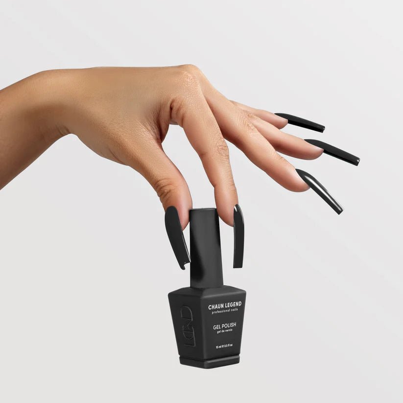 CHAUN LEGEND Gel Polish - LG5080 Black Diamond - DTK Nail Supply