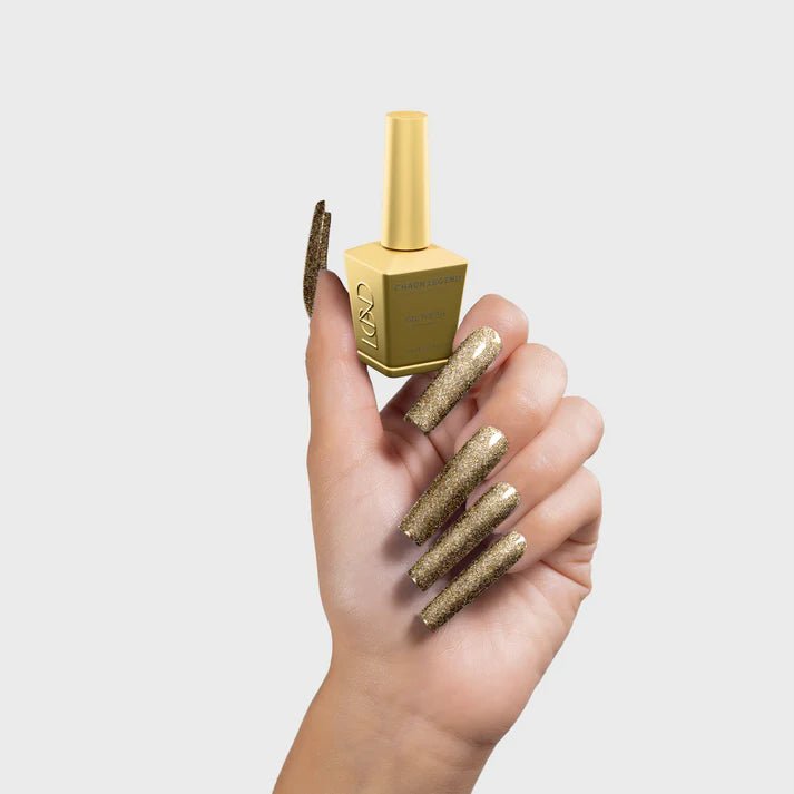 CHAUN LEGEND Gel Polish - LG5081 Under The Mistle - gold - DTK Nail Supply